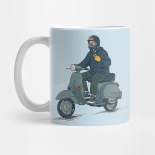 Cool Scooter Boy Mug